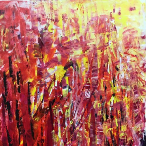 La Brassée, Format 70x40cm, Acrylique sur toile