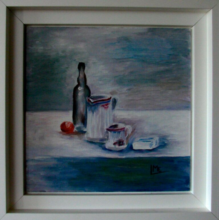 Nature Morte acrylique 2007 30x30 cm