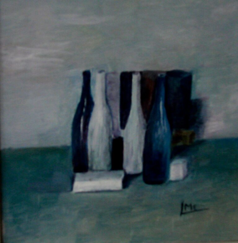 Nature Morte acrylique 2007 40x40 cm