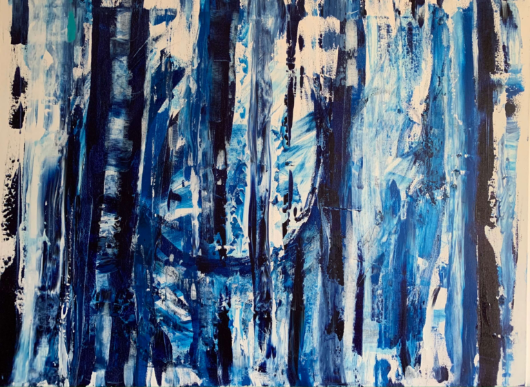 Interrogations acrylique 2012 60x40 cm