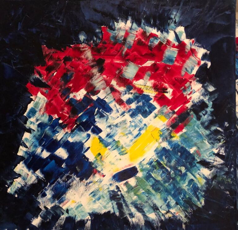 Univers acrylique 2017 50x50 cm