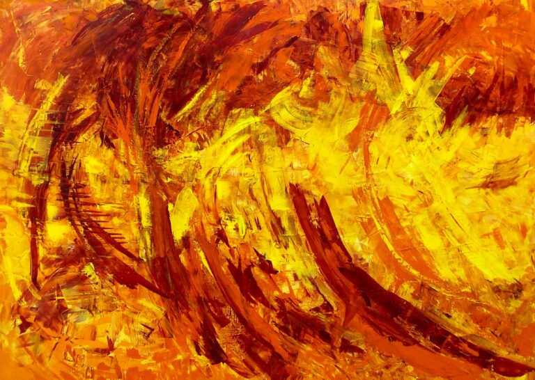 3 Sorcières acrylique 2019 140x100 cm