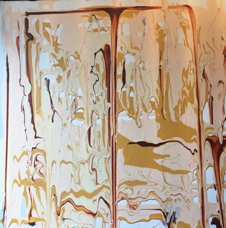 0RIENT EXPRESS acrylique 2019 50x50 cm