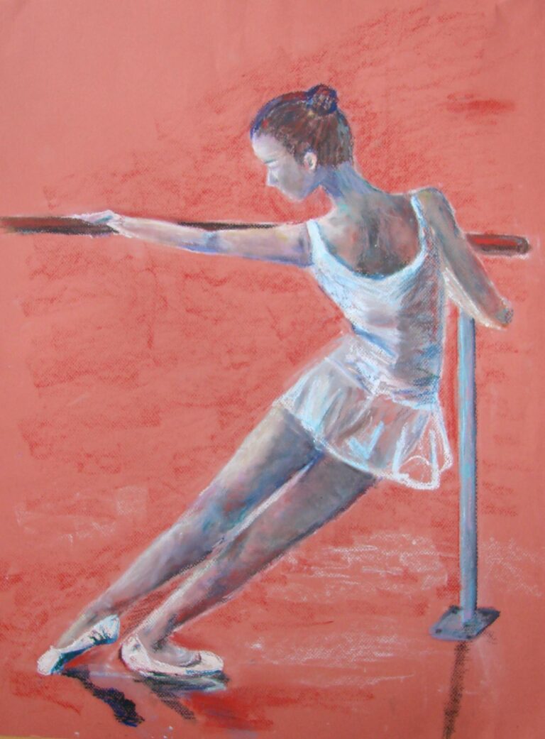 Danseuse pastel 2020 300x600 cm