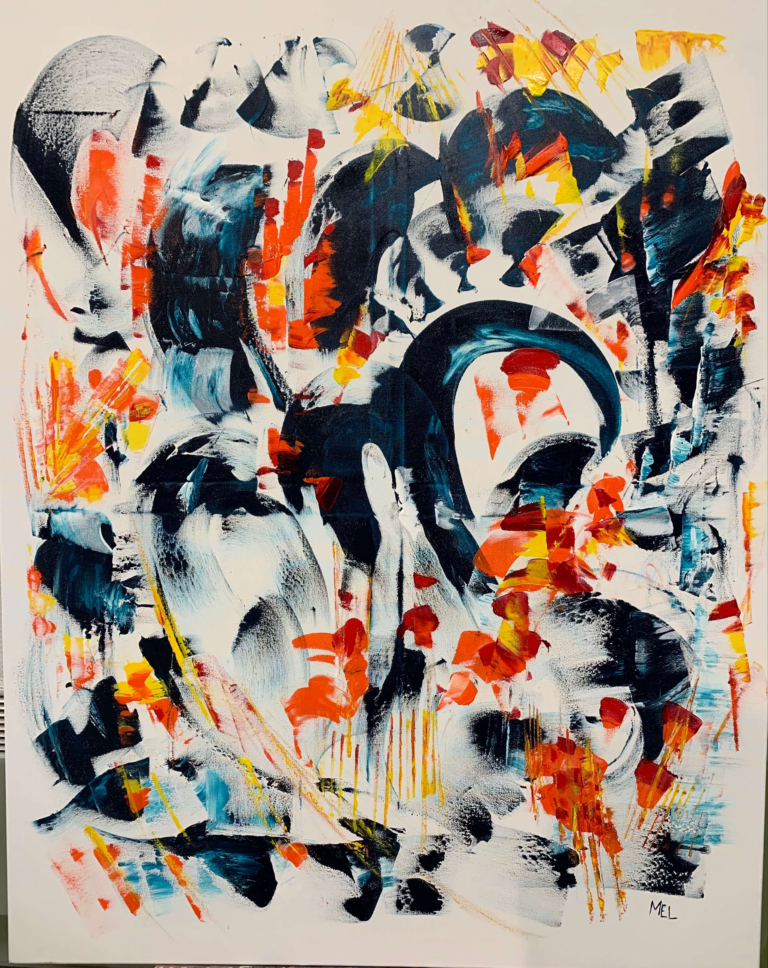 Rêverie acrylique 2020 80x100 cm