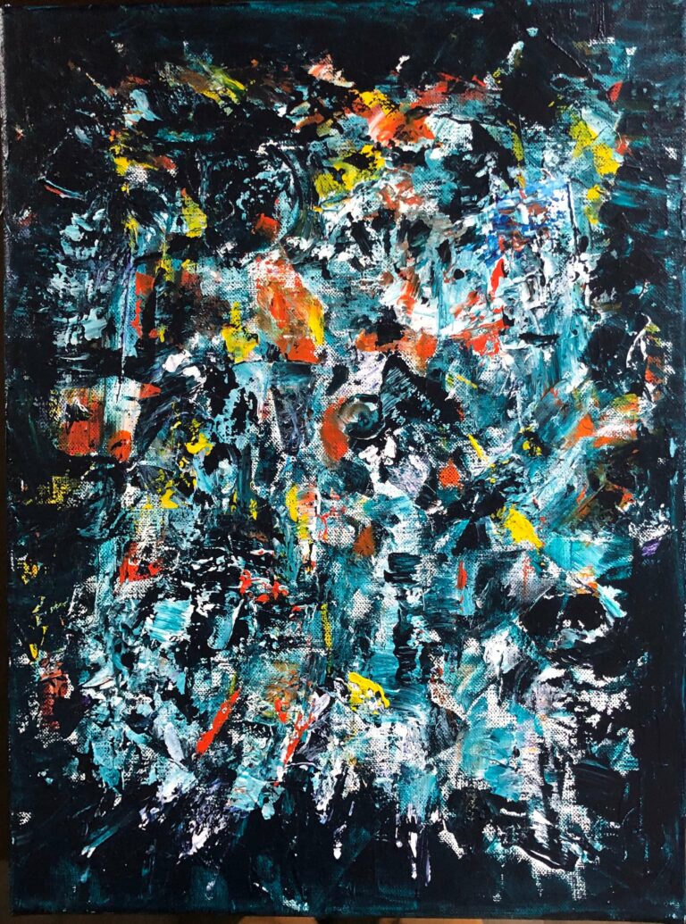 Reveries 2 acrylique 2022 60x80 cm