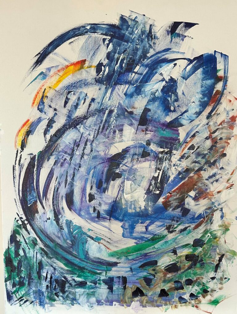 EOLES acrylique 2023 80x60 cm
