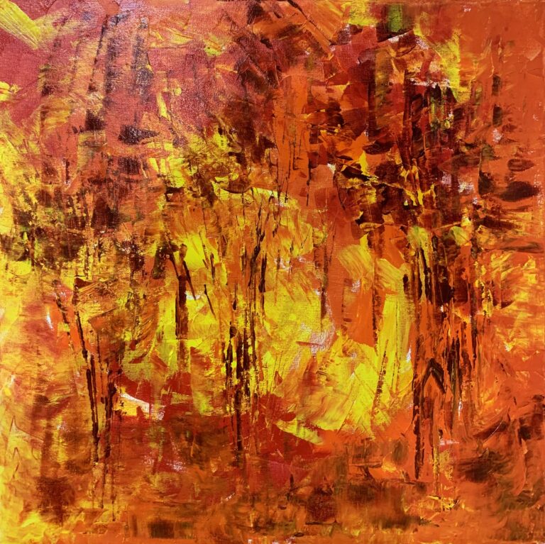 Embrasement acrylique 2024 30x30 cm