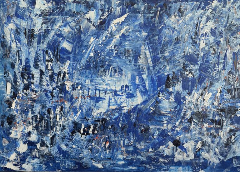 Mirage acrylique 2024 46x33 cm