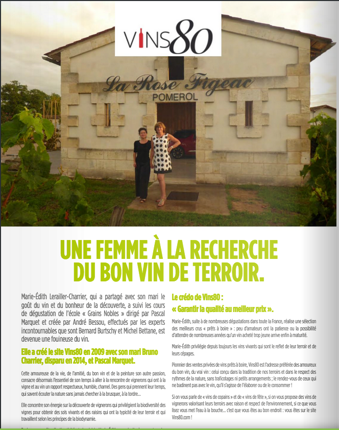 French Touch-Article Vins80 2